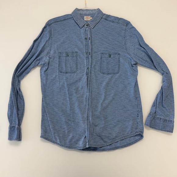 Faherty Other - Faherty Light Blue Casual Button Down Shirt